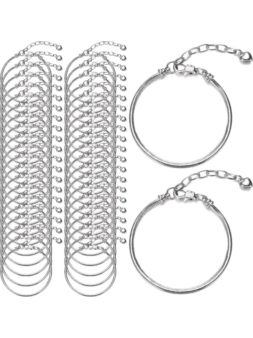 27-Piece Snake Charm Bracelet Set | Unique Charm Bracelets for Fashion Lovers